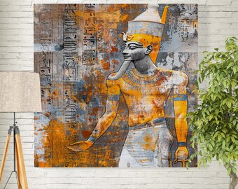 古代エジプト 壁画風アート Amazon.co.jp: 古代エジプト壁画アートTumbled大理石Backsplash