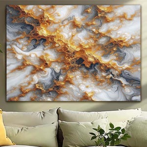 Tempered Glass Wall Art, Modern Marble Wall Art, Glass Wall Art, Wall Hangings, Large Wall Art, Abstract Wall Decor, Golden Tempered Glass