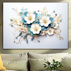Flower Wall Art, Floral Wall Art Prints, Glass Wall Art, Tempered Glass Wall Art, Bedroom Wall Art, Abstract Wall Art, Glass Abstract