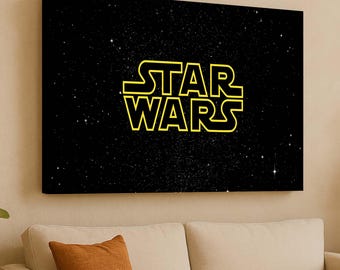 Star Wars Canvas Print: Sci-Fi Movie Wall Art
