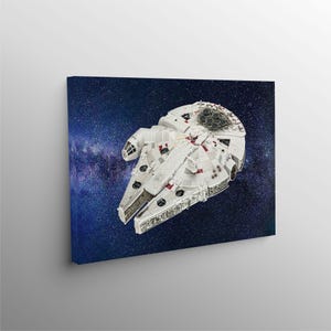 Sci-Fi Spaceship Wall Art, Star Wars Ship Canvas Print, Space Adventure Decor, Starship Poster, Cosmic Sci-Fi Gift, Space Lover Decor