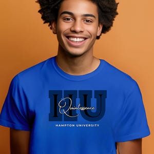 Hampton Universität T-shirt UNISEX Rundhalsausschnitt | Essenz