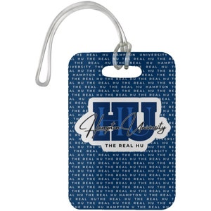 Luggage Bag Tag, Hampton University, Travel, Gift