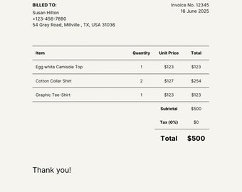 Digital Invoice