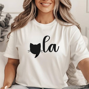 Comma La Cat Shirt, Kamala Harris T-Shirt, Funny Cat Pun, Kamala For The People, Democrat Shirt, Vice President, Holiday Gift