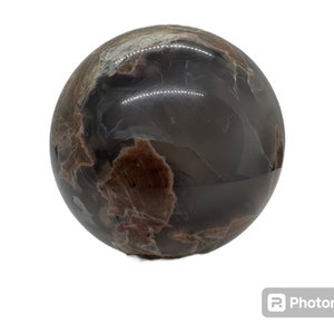 Uv reactive Volcano Agate Crystal Sphere