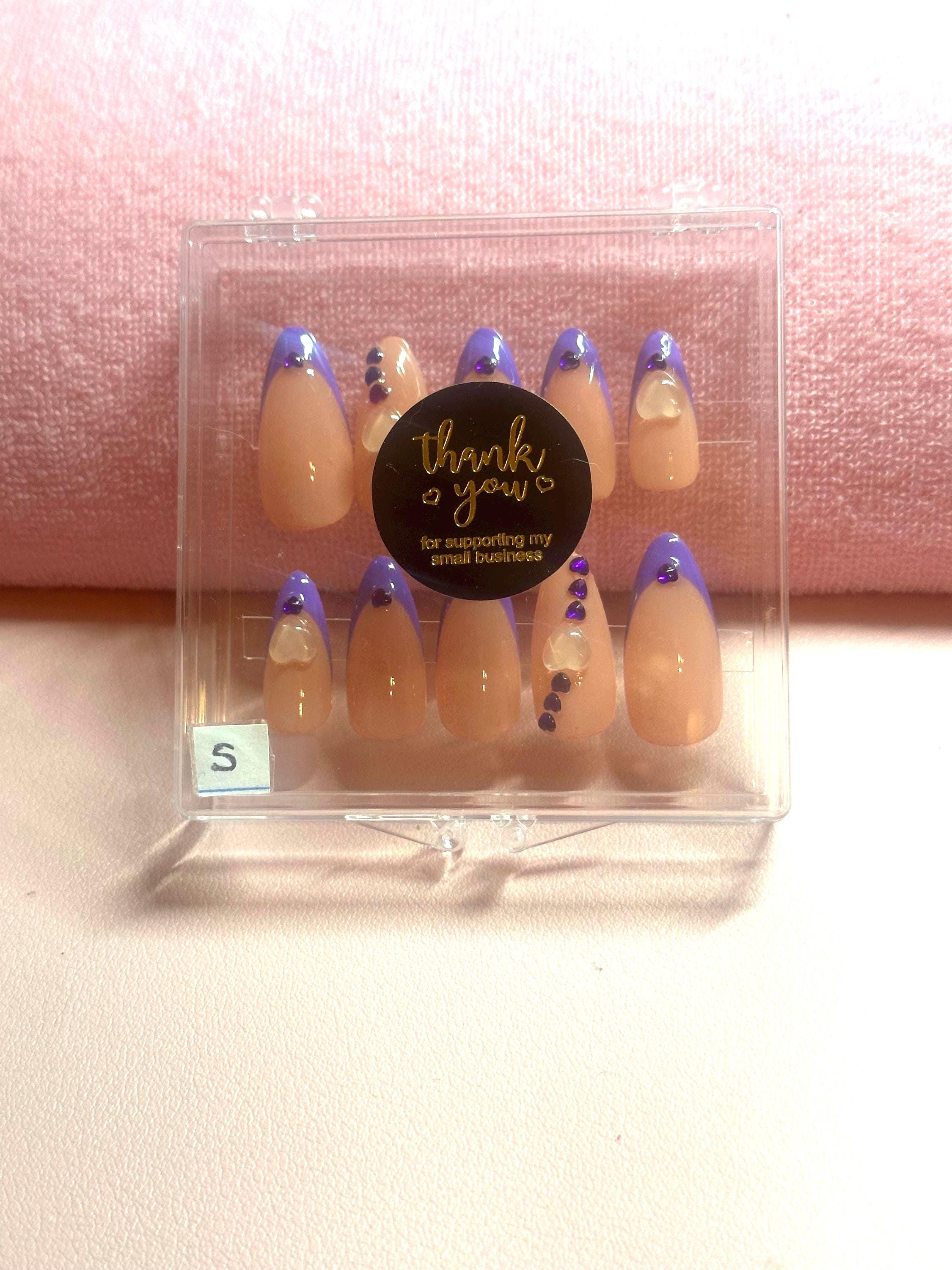 Purple Frenchies (Medium Almond)