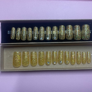 Transparent Yellow Glitter