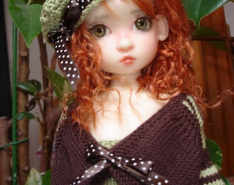 37. English and  French INSTANT DOWNLOAD PDF knitting Pattern for msd bjd Kaye Wiggs dolls 18"