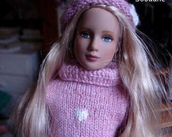 21.  Only french  INSTANT DOWNLOAD PDF knitting Pattern pour  Marley 12" fashion doll