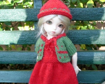 49. English and  French INSTANT DOWNLOAD PDF knitting Pattern yosd bjd artist dolls 10"