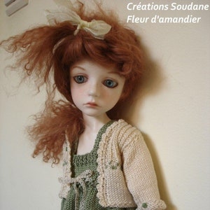 20. English and French INSTANT DOWNLOAD PDF knitting Pattern msd bjd Kaye Wiggs dolls 18 image 1