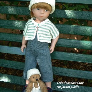 35. English and french INSTANT DOWNLOAD PDF knitting pattern Little Darling or Minouche 13 dolls image 5