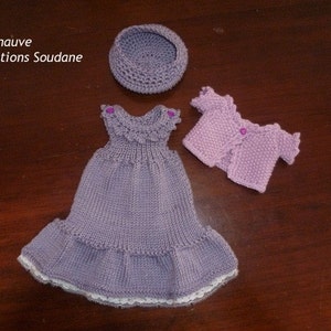 39. English and French INSTANT DOWNLOAD PDF knitting Pattern yosd bjd artist dolls 10 image 4