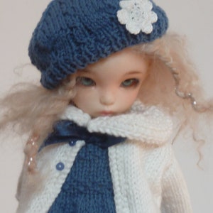 47. English and French INSTANT DOWNLOAD PDF knitting Pattern yosd bjd artist dolls 10 image 7