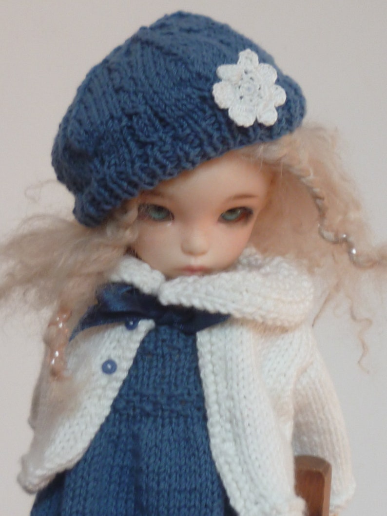 47. English and French INSTANT DOWNLOAD PDF knitting Pattern yosd bjd artist dolls 10 image 7