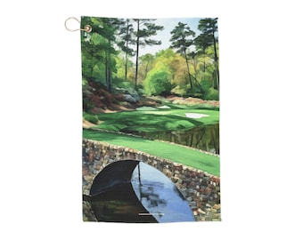 Toallas de golf, Toalla de golf Augusta National (regalo), Accesorios de golf Masters, Regalo para aficionados al golf, Toalla para amantes del golf, Toalla deportiva para golfistas