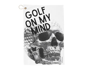Toalha de golfe, presente para amantes de golfe, acessórios de golfe, toalha esportiva, presente de golfe para ele, presente de dia dos pais, toalha de golfe com clipe