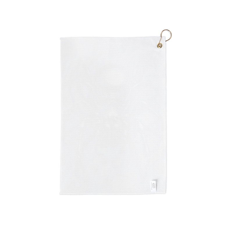 Airbrush Chrome Spider golf towel | Spider Golf Towel image 2