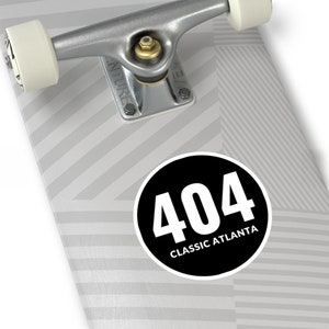404 Atlanta Area Code Sticker - Etsy