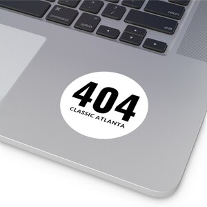 404 Atlanta Area Code Sticker - Etsy