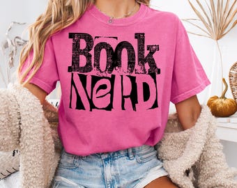 Book Nerd Comfort Colors T-Shirt: Dark Romance Reader Tee