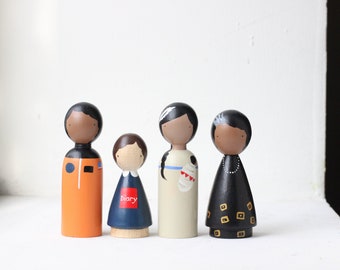 The Trailblazers II, Sustainably Made, Wooden Peg Dolls, Famous Women, Historical Women, Goose Grease