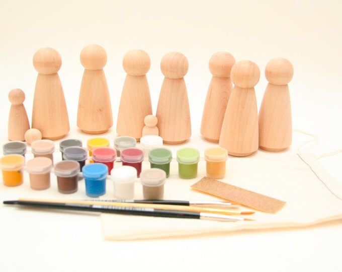 Do It Yourself Nativity Set Scene in a Bag Etsy