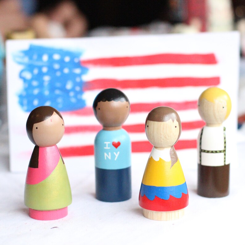 german wooden peg dolls