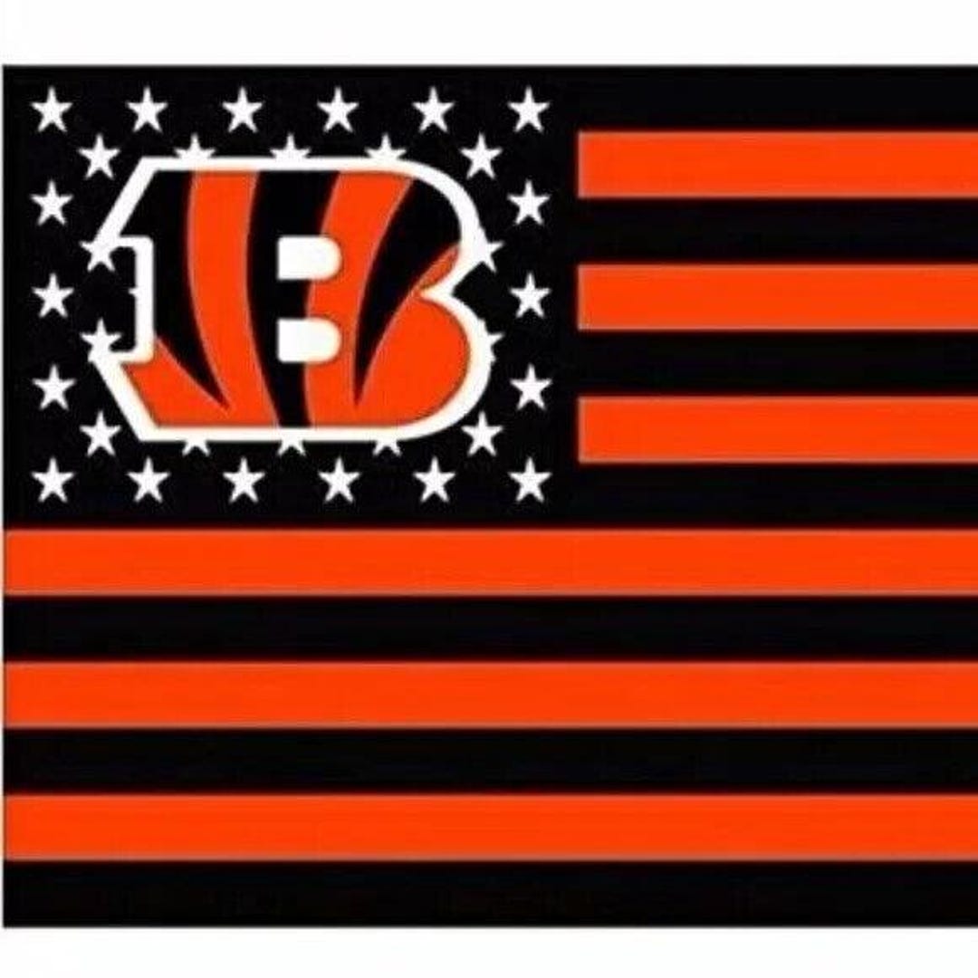 Cincinnati Bengals New Wordmark Flag 3x5ft Polyester NFL1 Banner Flying