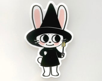 Magical Character Rabbit 3" die cut vinyl sticker