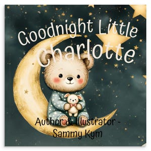 Personalized Bear Family Bedtime Story Book – Keepsake Children's Book 11x11in Hardcover