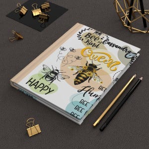 Personalisiertes Hardcover Journal Matte, Queen Bee, awd-1460