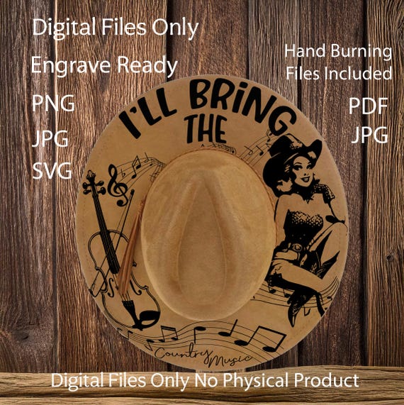 Hat Laser Burning Designs – Digital Download (SVG, PNG, JPG  display picture 1