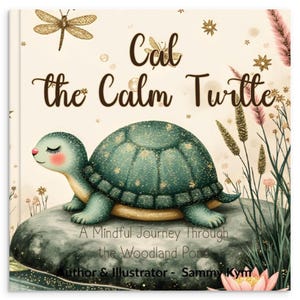 Personalized Mindfulness Book for Kids – The Calm Turtle | Custom Name Story for Ages 3–6 | Gentle Rhyming Bedtime Storybook