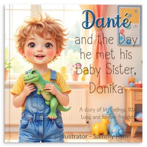 Personalized Big Brother Book – Custom Name Sibling Story – The Day He Met His Baby Brother/Sister (Hardcover & Softcover)