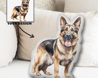 Custom Pet Plush Pillow, Personalized Animal Cushion