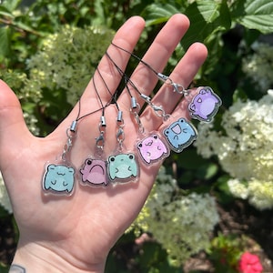 Chibi Frogs | Handmade Phone Charm Blind Bag | Kawaii | Keychain | Gift