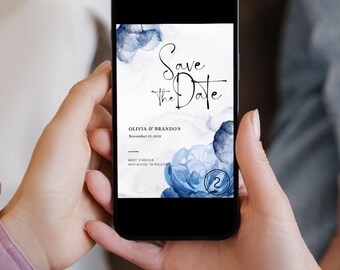 Save The Date Wedding - Digital Wedding Invitation - whatsapp wedding invitation
