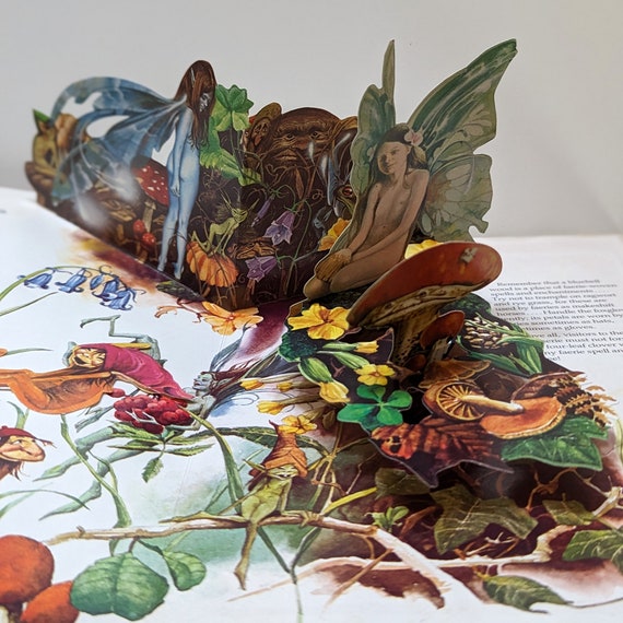 The FAERIES Pop-up Bookビンテージ 洋書 The Faeries Pop-up Book. Vintage 1980s Popup Book. - Etsy Canada