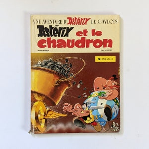 Asterix et le Chaudron. Vintage 1980s French comic book, Uderzo & Goscinny.