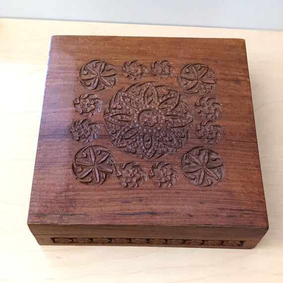 Scatola Libro In Legno Stile Retrò - Per Conservare Libri, Documenti O Gioielli - 5
