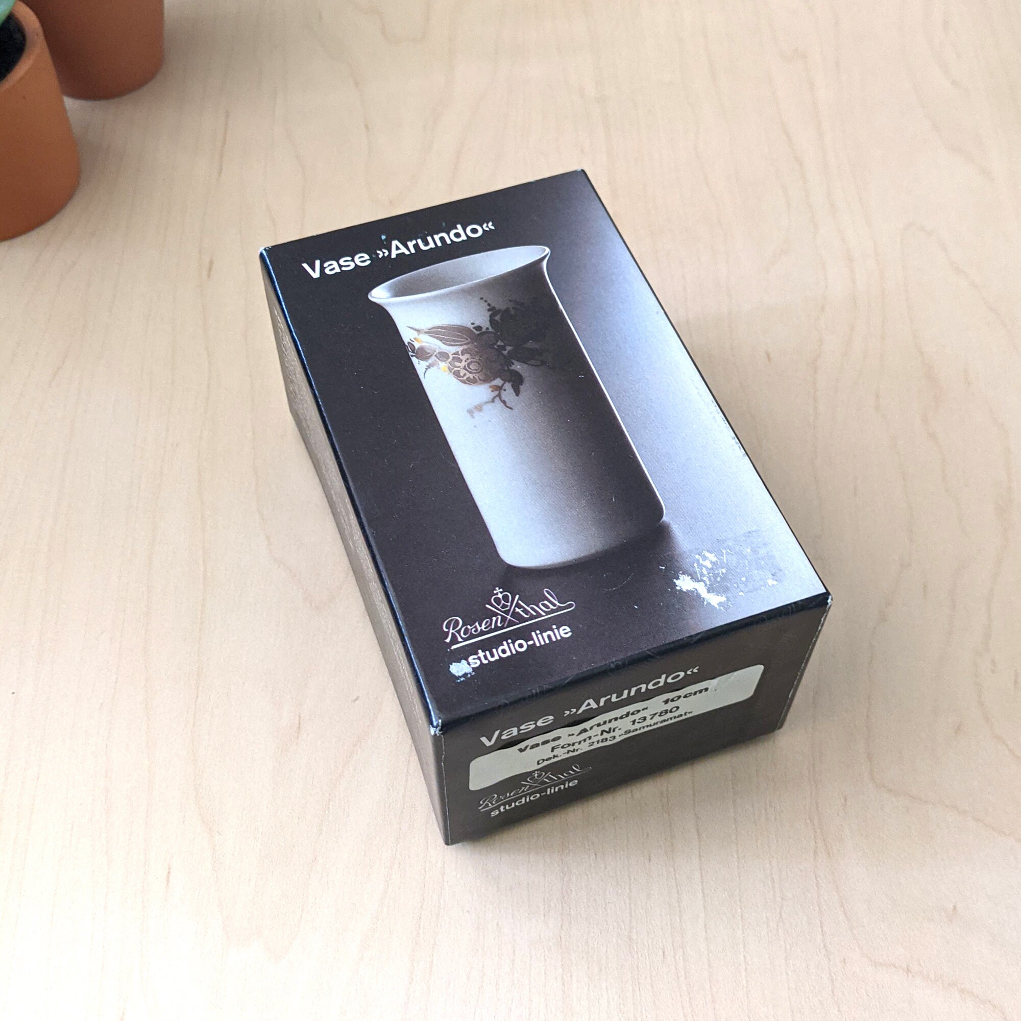 Bjorn Wiinblad Rosenthal Studio Linie Arundo Vase Mid Century Etsy