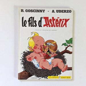 Le Fils de Asterix. Vintage 1980s French comic book, Uderzo & Goscinny.