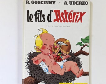 Le Fils de Asterix. Vintage 1980s French comic book, Uderzo & Goscinny.