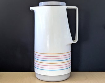 Martha 1980s striped Thermos, made in West Germany.