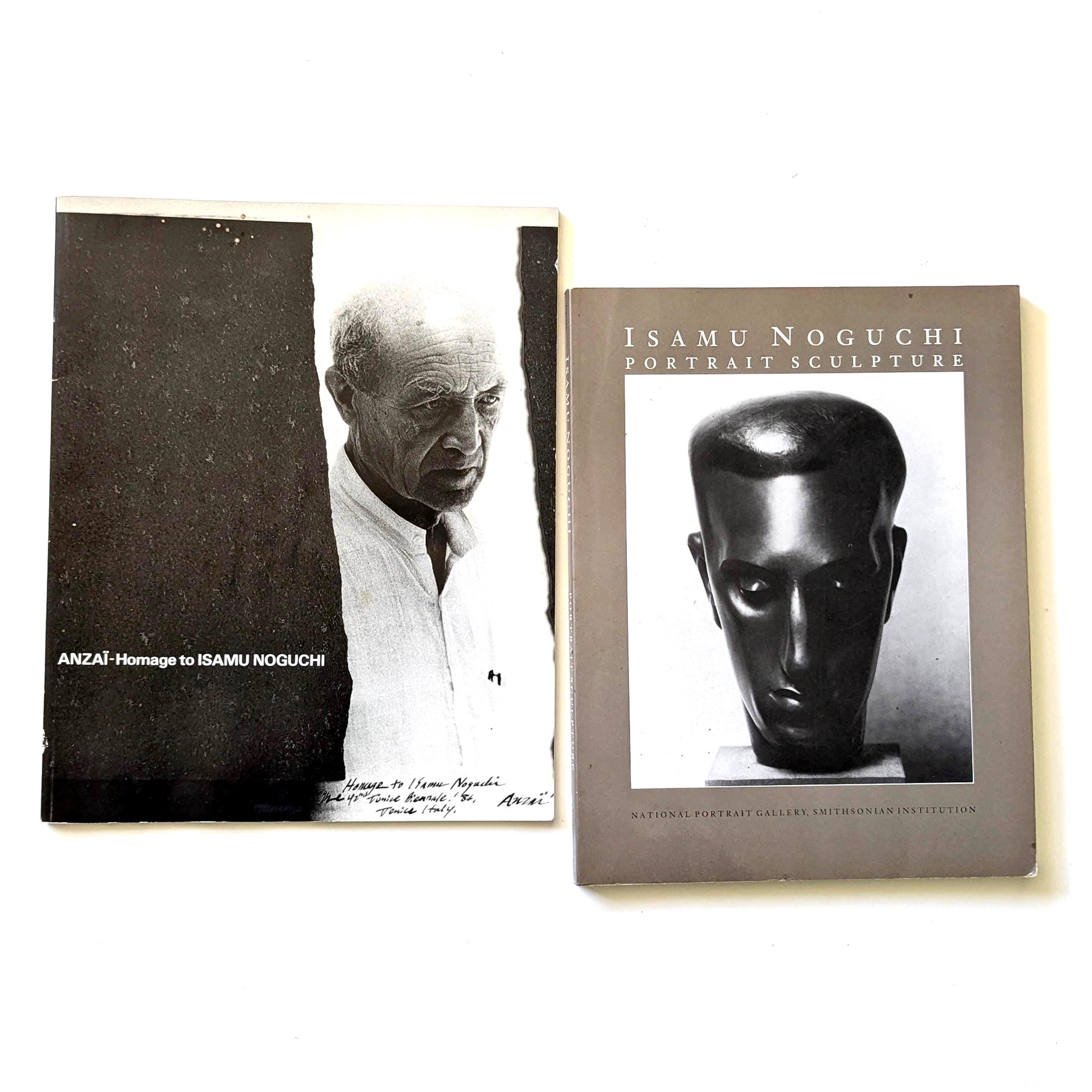 Vintage Isamu Noguchi Books Bundle, Portrait Sculpture, Anzai