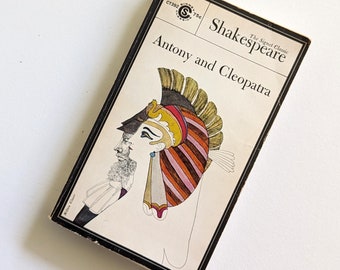 1960s Signet paperback Shakespeare Anthony and Cleopatra with Milton Glaser cover