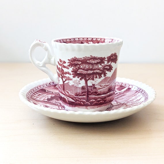 英国Copeland Spode社製 Cat handle cup Antique 19th Century