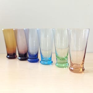 grey wine glasses Vintage Mid Century Modern Smoky Blue Grey Cocktail Glasses
